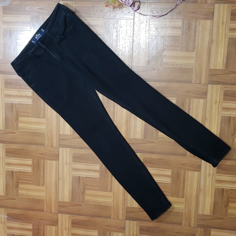 HOLLISTER black super skinny jeans - Picture 2 of 16